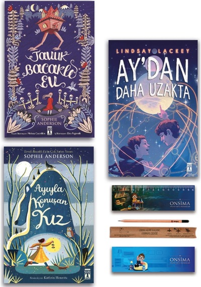 Genç Timaş Ay Dan Daha Uzakta - Tavuk Bacaklı Ev - Ayıyla Konuşan Kız Set 3 Kitap