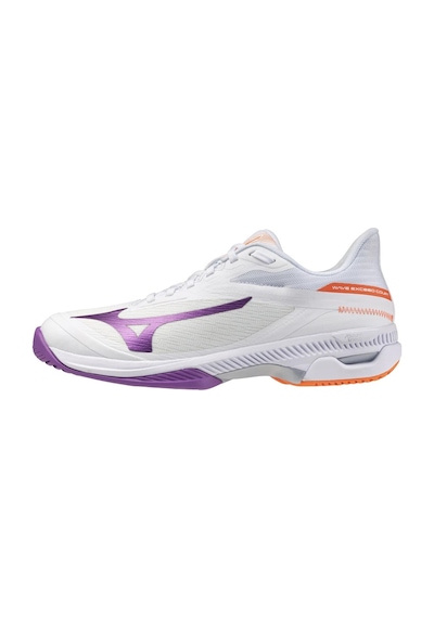 Mizuno Wave Exceed Court Ac Kadın Tenis Ayakkabısı Beyaz / Mor Çok Renkli