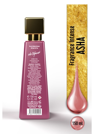 Asha Fragrance Intense Eau De Parfum Çiçeksi Parfüm & Etkileyici Koku 150 Ml
