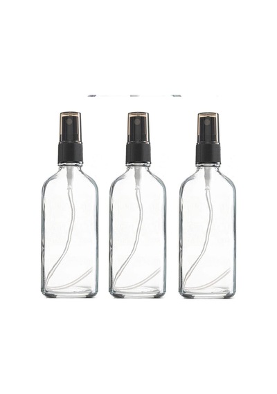 Paradise 3 Adet 50 Ml Cam Yeniden Doldurulabilir Sprey Kolonya Boş Parfüm Şişesi
