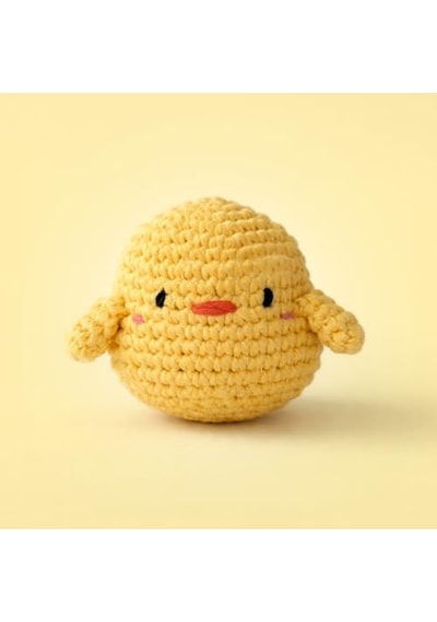 Mini Civciv Örgü Kiti - Amigurumi Tığ Kiti