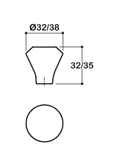 System Düğme Mobilya Kulbu Gold Renk 32mm Kulp Sy1945 0032 Gl Çok Renkli