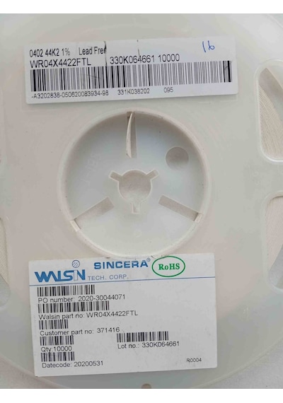 Wr04x4422ftl 44k2 402 Smd Direnç 500 Adet