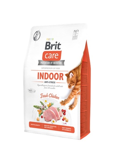 Brit Care Ev İçinde Yaşayanli Kediler İçin, Tahılsız, Hipoalerjenik, Taze Tavuk Etli Kuru Mama 2 Kg