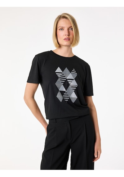 Koton Regular Fit Kısa Kollu Bisiklet Yaka Baskılı Tişört Siyah 6sak50081ek Siyah Koton Regular Fit Kısa Kollu Bisiklet Yaka Baskılı Tişört Siyah 6sak50081ek Siyah