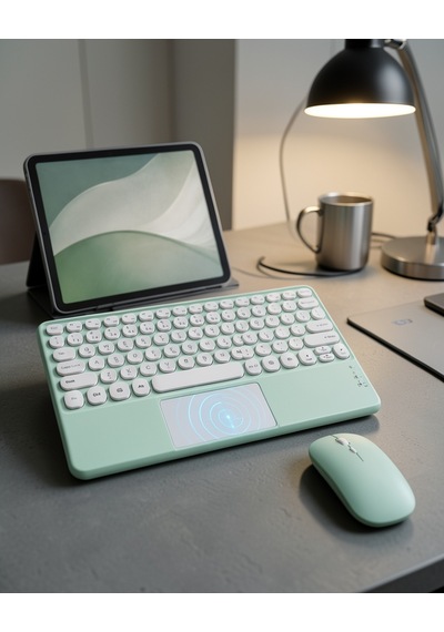 Bluetooth Dokunmatik Klavye Ultra İnce Taşınabilir Uczz10inçbluetoothklavye3