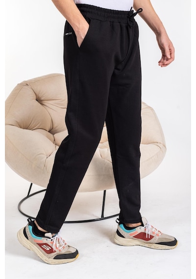 Mutlu City Double Face Kumaş Basic Düz Model Rahat Kalıp Pantolon Kesim Trend Erkek Eşofman Altı-2880-siyah Siyah Mutlu City Double Face Kumaş Basic Düz Model Rahat Kalıp Pantolon Kesim Trend Erkek Eşofman Altı-2880-siyah Siyah