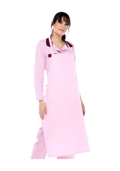 Pembe Askılı Önlük Unisex Pembe