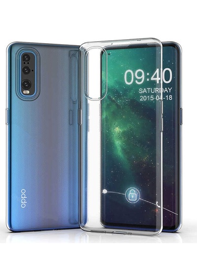Oppo Reno 3 Pro 5G Kılıf Zore Şeffaf Ince Ve Esnek Süper Silikon Renksiz