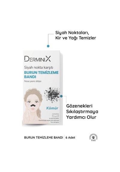 Burun Bandi Siyah Nokta Karşıtı Kömür