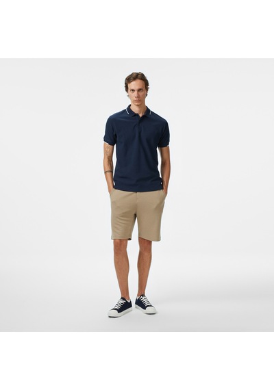 Nautica Erkek Lacivert Classic Fit Polo Yaka T-shirt Düz K55348t Lacivert