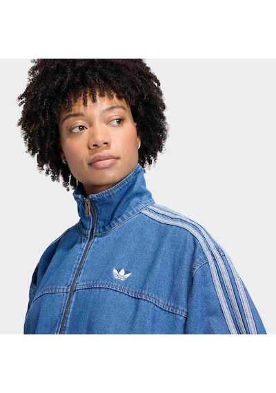 Adidas Firebird Adilenium Kadın Mavi Jean Ceket Kd2920 Mavi