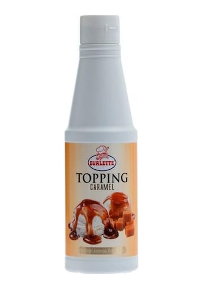 Katsan Ovalette Karamel Aromalı Topping Dekor Sos 1 KG