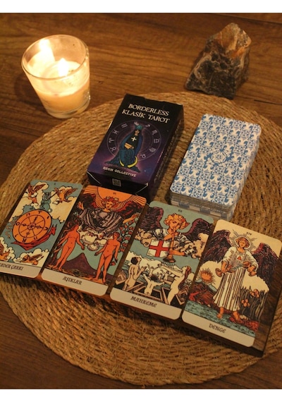 Klasik Borderless Tarot Destesi - 78 Kart