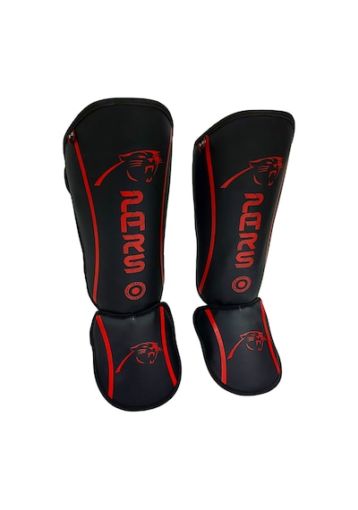 Pars Guard Kick Boks Ve Muay Thai Ayak Kaval Koruyucu Kırmızı-siyah Siyah - Kırmızı