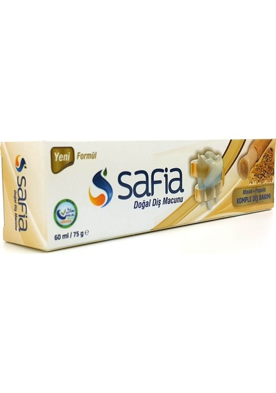 Safia Misvak Özlü ve Propolis Özlü Doğal Diş Macunu 75 G