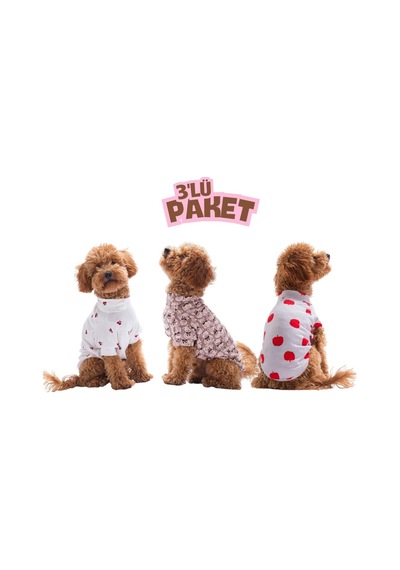 Summer Dreams Yaz Rüyası 3lü Sweat Set Kedi Köpek Sweati-kedi Köpek Kıyafeti