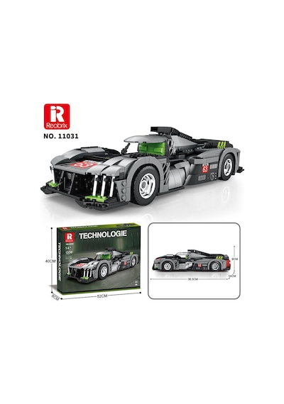 Reobrix Creator 11031 Peugeot 9x8 Araba Yaratıcı Yapı Blok Seti Building Blocks - 1338 Parça