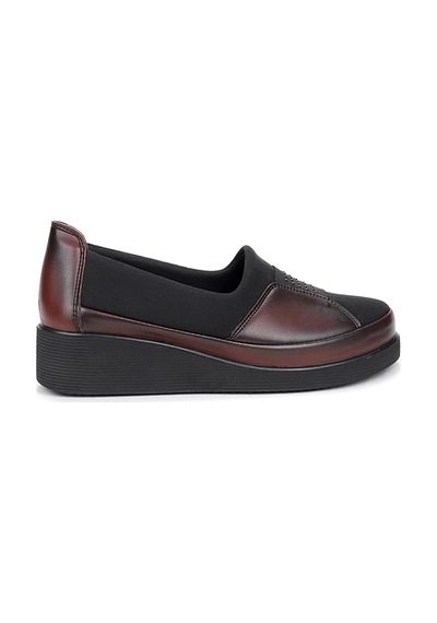 Celira Bordo Günlük Rahat Taban Anne Ayakkabı Hs00320 Bordo