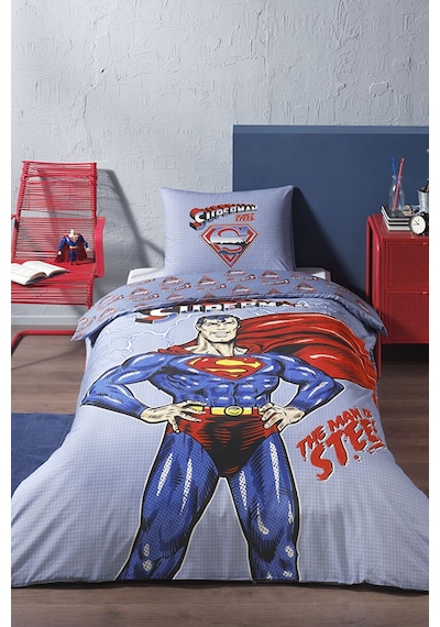 Özdilek  Superman Light Tek Kişilik Lisanslı Çocuk Nevresim Takımı