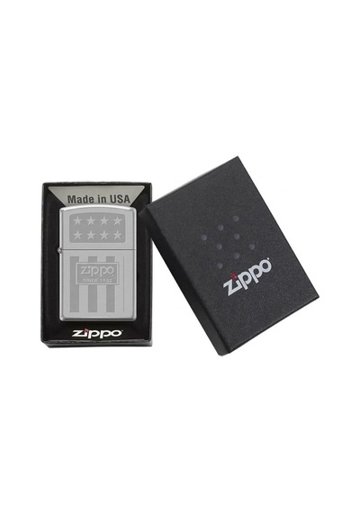 Zippo 1932 Stars Dizayn Çakmak Gri