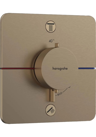 Hansgrohe 15583140 Showerselect Comfort Q Ankastre 2 Çıkış Termostat Bronz