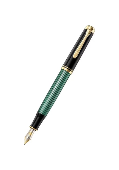 Pelikan M400 Yeşil Siyah Dolma Kalem M400y