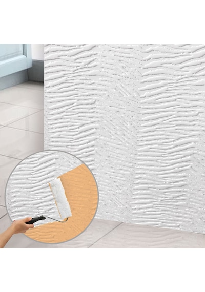Tink 3d Duvar Paneli Boyanabilir Dekota 60x60 Cm Duvar Kağıdı Desenli 4 Adet
