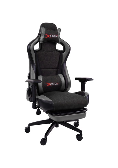 Xprime Over Pro. Oyuncu Koltuğu Hybrid Kumaş Gri
