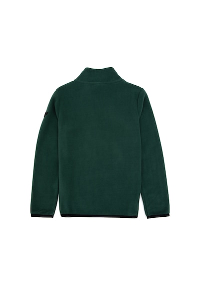 U.S. Polo Assn. Erkek Çocuk Koyu Yeşil Yarım Fermuarlı Sweatshirt 50313841-VR079