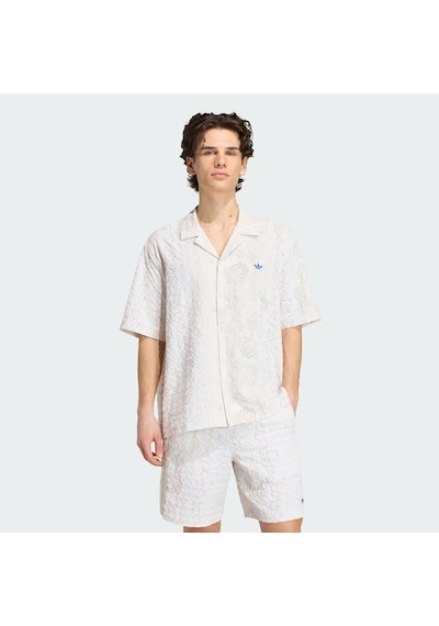 Adidas Kx1226 Resort Shırt Erkek Gömlek Bej