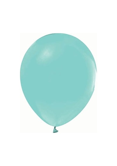 Su Yeşili 10 Adet Lateks Helyum Uyumlu Balon+su Yeşili Balon Doğ