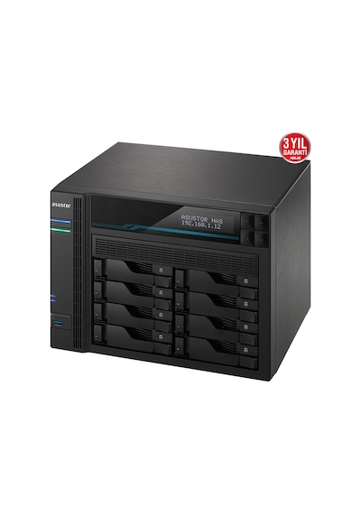Asustor 8diskli Atom Qc-40gb Ram-2-10gbe Nas Server As6508t 44385