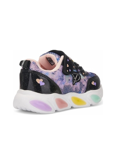 1998 Kız Çocuk Okul Öncesi Işıklı Sneaker Siyah