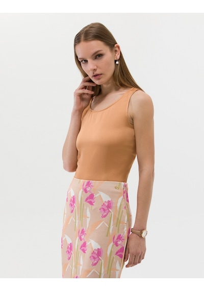 Pierre Cardin Kadın Kahverengi Kısa Kollu Bluz 50262567-vr233 Kahverengi