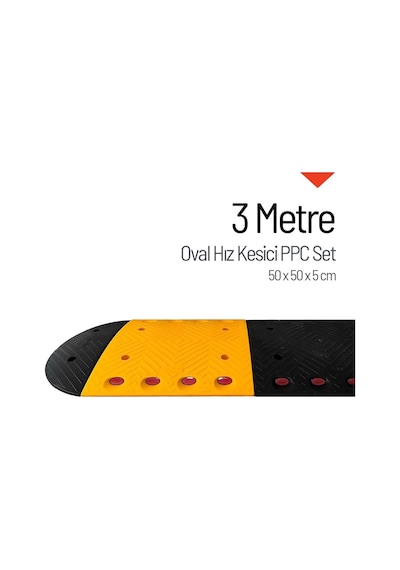 Oval Hız Kesici Ppc Yol Kasisi 3 M-3416