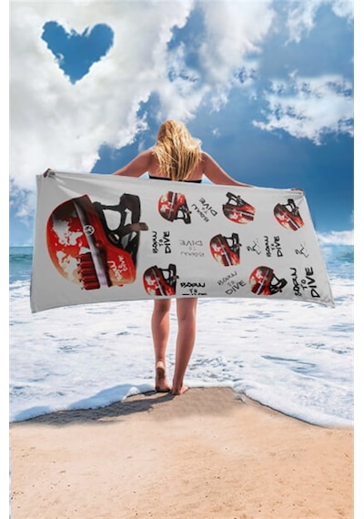 Born To Dive Towel