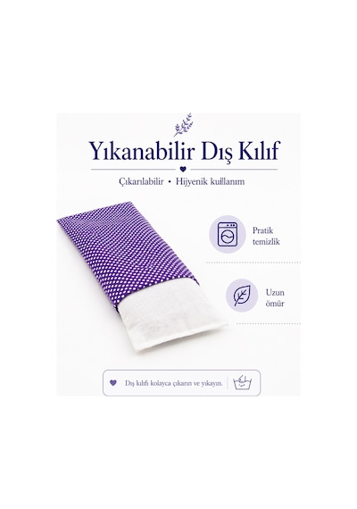 Lavande Çiftlik Lavanta Dolgulu Göz Yastığı Puantiyeli Çok Renkli