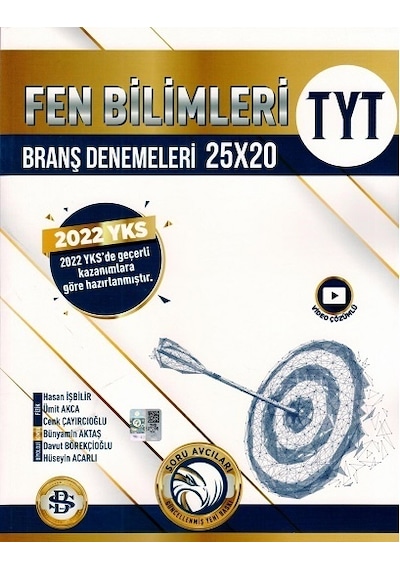 2022 TYT Fen Bilimleri 25x20 Branş Deneme -  Bilgi Sarmal Yayınları