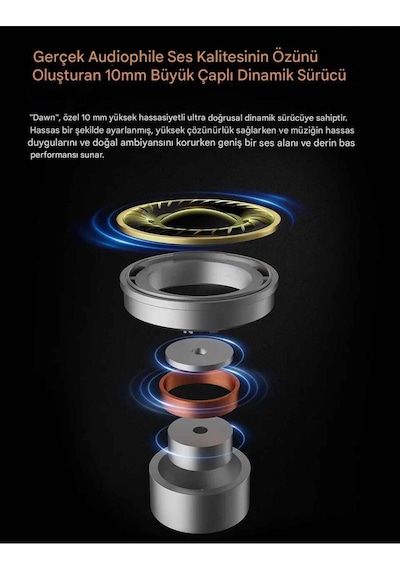 Kz Dawn Iem Kulakiçi Kablolu Kulaklık Basshead Mikrofonlu Dawn