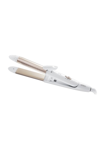 Sinbo Shd-1730 2in1 Saç Düzleştirici Ve Maşa Seramik Kaplama 180 C Çift Fonksiyon Rose Gold