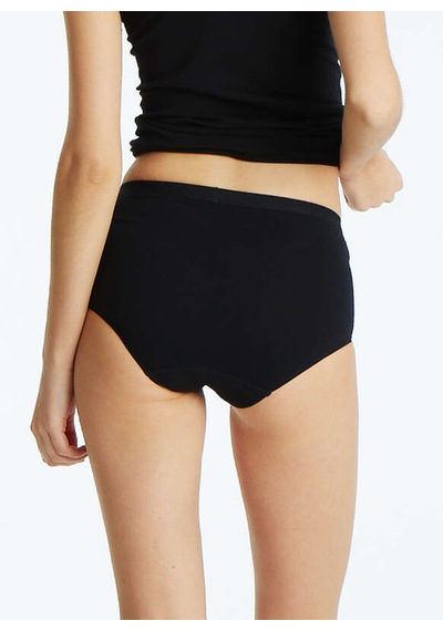 Blackspade 1306 Kadın Essential Midi Slip Siyah Siyah