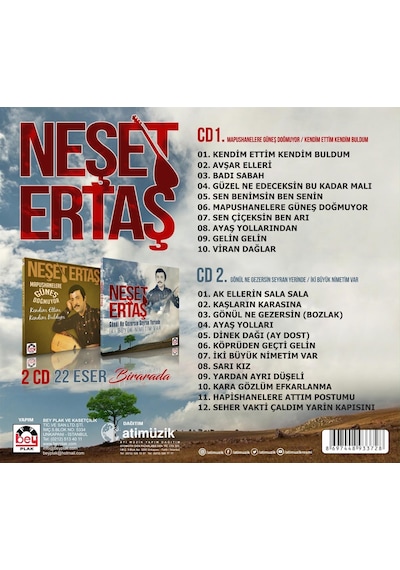 Neşet Ertaş - M.Güneş Doğmuyor/Gönül Ne Gezersin Seyran Yerinde (2'li CD)