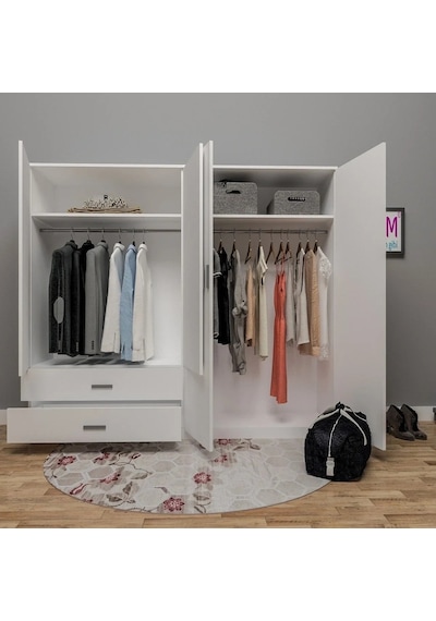 Honey Gardırop Mdf Beyaz Honey Gardırop Mdf Beyaz