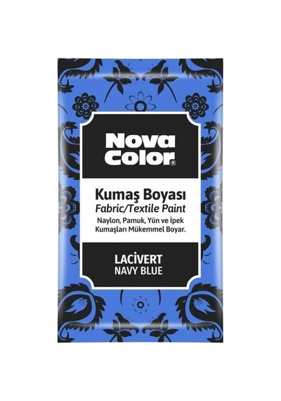Nova Color Nova Color Toz Kumaş Boyası 12 Gr Lacivert Diğer