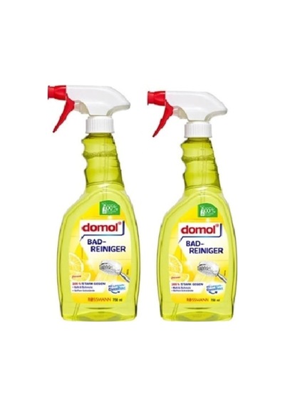 Banyo Yüzey Temizleyici, Kir Ve Kireç Çözücü Sprey, Limon Kokulu, 750 Ml X 2 Adet