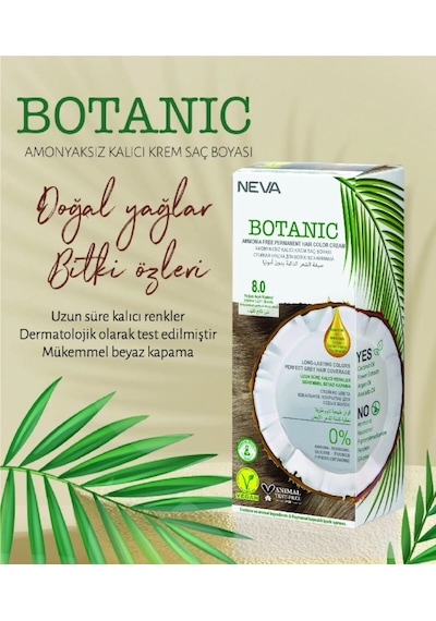 Botanıc Amonyaksız Kalıcı Krem Boya Seti 8.0