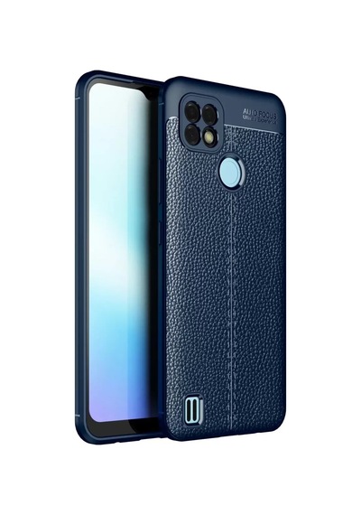 Newface Realme C25 Kılıf Auto Focus Kapak - Lacivert