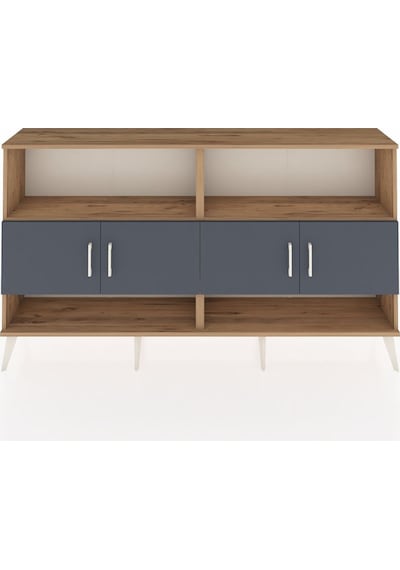 Arges Konsol 4 Raflı 4 Kapaklı 176x30x99 Çam-antrasit/aytaşı Çam-antrasit/aytaşı Arges Konsol 4 Raflı 4 Kapaklı 176x30x99 Çam-antrasit/aytaşı Çam-antrasit/aytaşı
