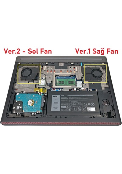 Dell Inspiron 15 Gaming 7567 Fan V2 Sol Fan